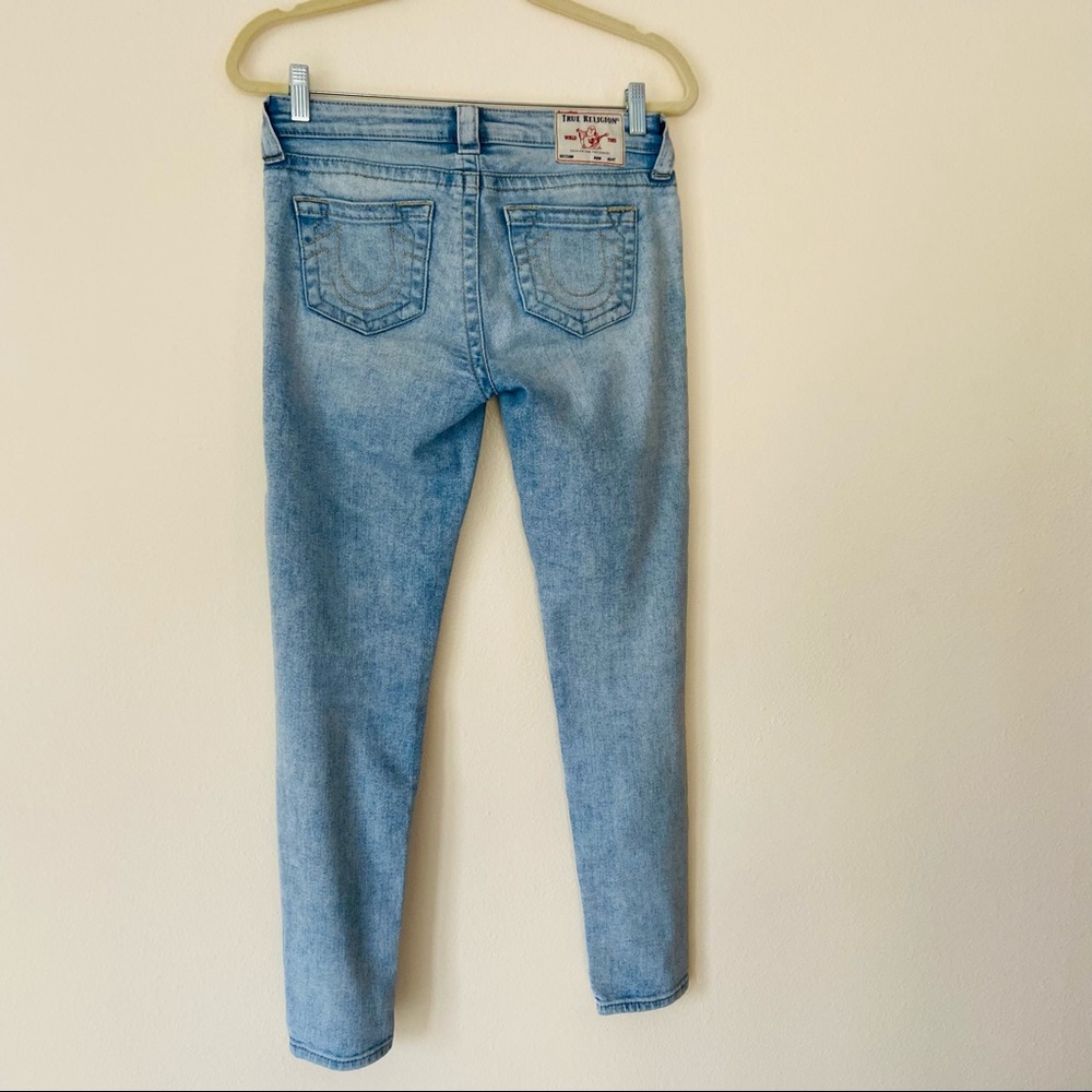 True religion Halle mid rise super skinny distress jeans - Picture 7 of 10